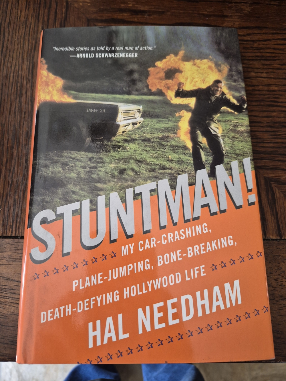 Stuntman! by Hal Needham — Orange Cover
